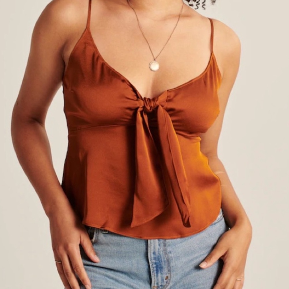 Tie front cami.